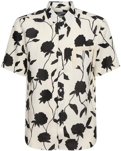 Jacquemus Camisa Melo con estampado floral - Blanco