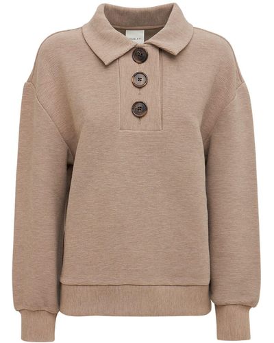 Varley Andale Button-up Pullover - Natural