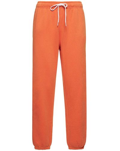 Polo Ralph Lauren Pantalones de jersey de algodón con logo - Naranja