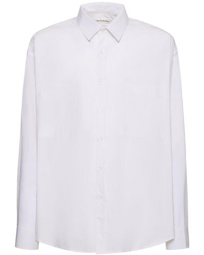 Frankie Shop Gus Oversize Cotton Shirt - White