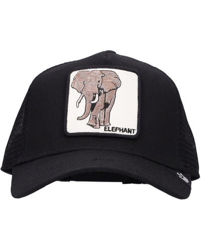Goorin Bros Gorra Trucker The Elephant Con Parche - Negro