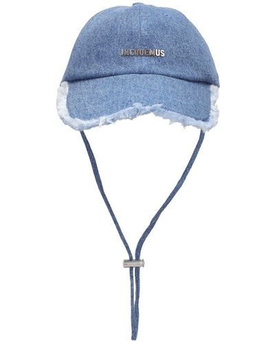 Jacquemus La Casquette Artichaut Logo-plaque Cotton-twill Cap - Blue