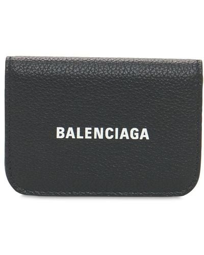 Balenciaga Kartenhülle Aus Leder Mit Logo - Schwarz