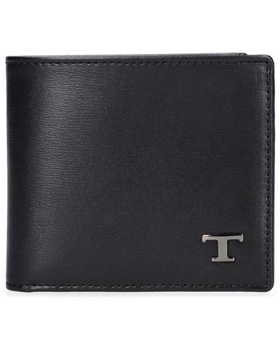 Tod's Logo Bifold Wallet - Black