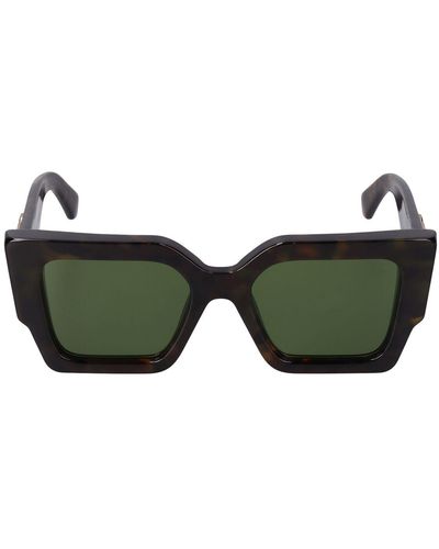 Off-White c/o Virgil Abloh Catalina acetate sunglasses - Verde