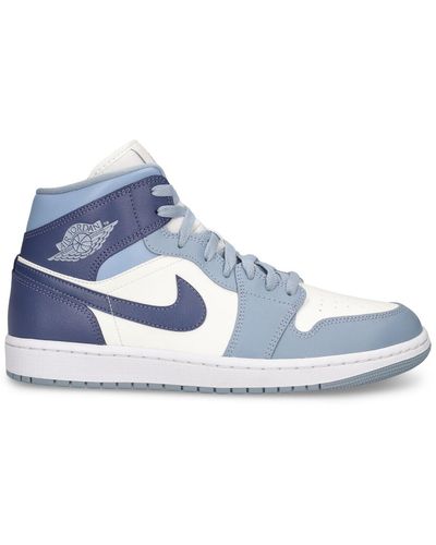 Nike Sneakers "air Jordan 1 Mid" - Blau