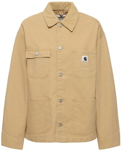 Carhartt Og Michigan Cotton Coat - Natural