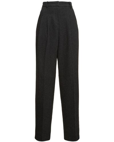 Frankie Shop Layton Wool Suit Trousers - Black