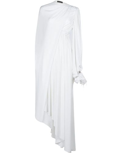 Balenciaga ライトクレープドレス - ホワイト