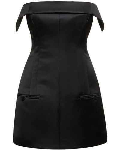 Philosophy Di Lorenzo Serafini Duchess Strapless Mini Dress - Black