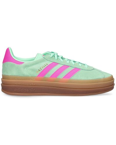adidas Gazelle Bold Pulse Mint Rosa Sneakers - Grün
