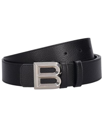 Bally 3.5Cm B Bold Leather Belt - White