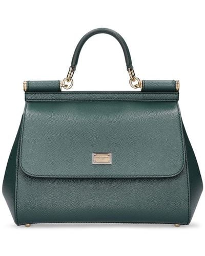Dolce & Gabbana Medium Sicily Dauphine Leather Bag - Multicolor