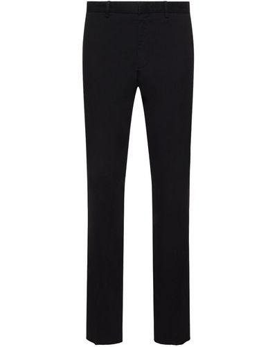 Zegna Pantalon en coton premium - Noir
