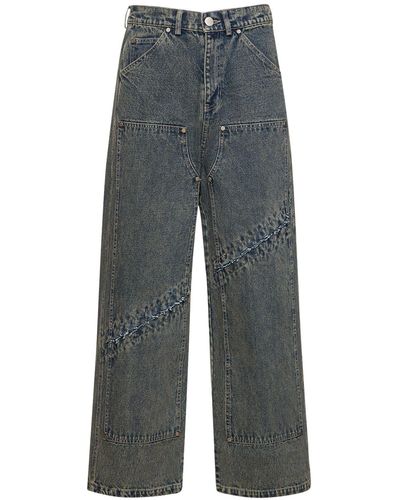 Someit O.C Vintage Cotton Denim Jeans - Gray