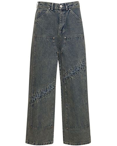 Someit O.C Vintage Cotton Denim Jeans - Grey