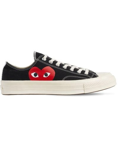 COMME DES GARÇONS PLAY 20Mm Play Converse Cotton Trainers - White