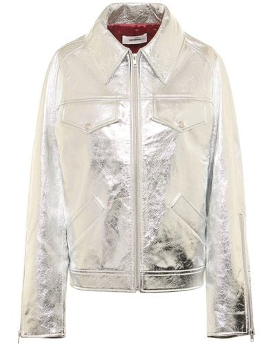 Interior The Sterling Leather Jacket - White
