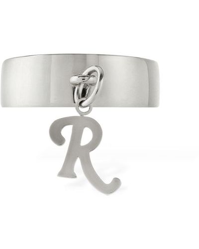 Raf Simons R Charm Ring - White