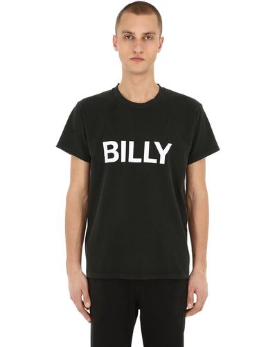 Billy T-shirt "classic " In Jersey Di Cotone - Nero