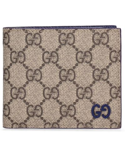 Gucci Gg Supreme Wallet - Gray