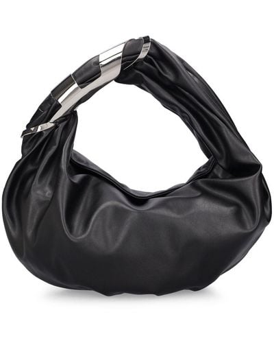 DIESEL Small Grab-D Hobo Shoulder Bag - Black