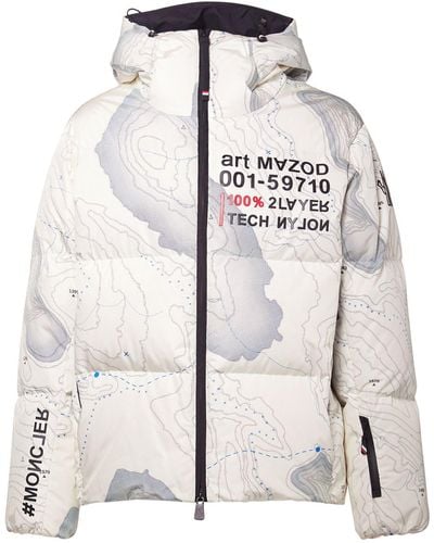 3 MONCLER GRENOBLE Mazod Printed Nylon Down Jacket - Multicolour