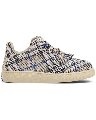 Burberry Mf Box Knitted Low Top Trainers - Multicolour