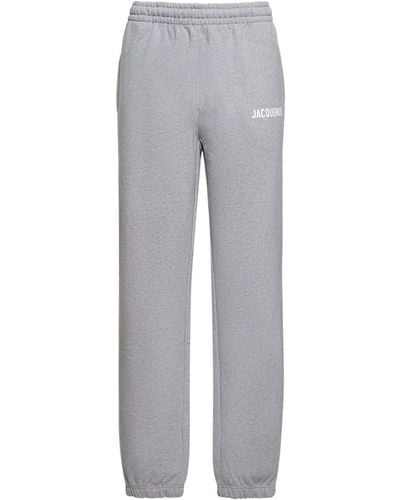 Jacquemus Le jogging Cotton Sweatpants - Gray