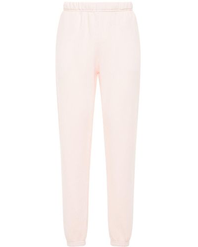 Les Tien Classic Cotton Sweatpants - Pink