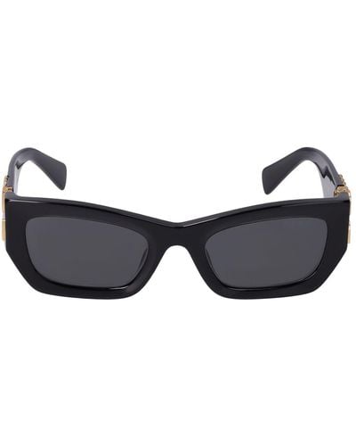 Miu Miu Eckige Sonnenbrille Aus Acetat - Schwarz