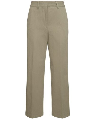DUNST Summer Chino Trousers - Natural