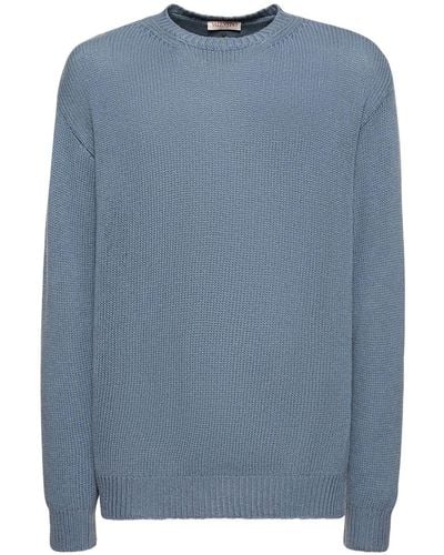 Valentino Sweater Aus Kaschmir - Blau