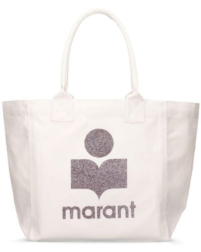Isabel Marant Borsa shopping piccola yenky - Bianco