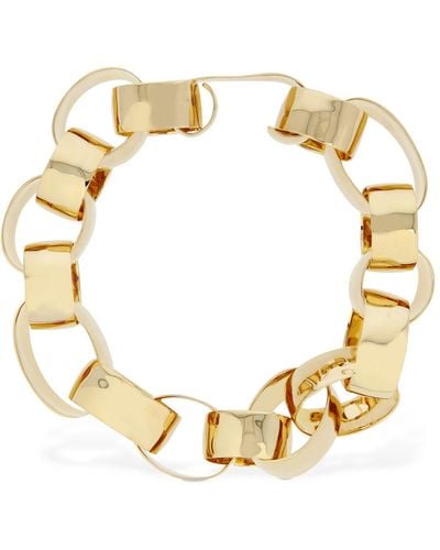 Jil Sander Raw Wildness 1 Collar Necklace - Metallic