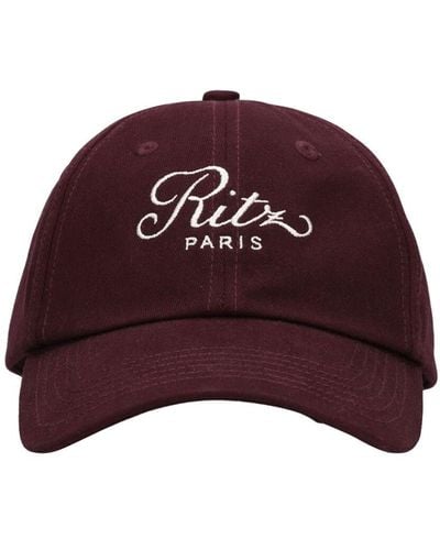 FRAME Ritz Logo Cotton Cap - Purple