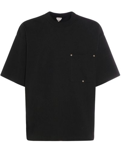 Bottega Veneta Heavy Cotton Jersey T-Shirt - Black