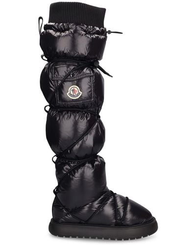 Moncler Gaia Pocket High Nylon Snow Boots - Black