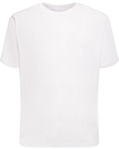 Lardini Silk & Cotton T-shirt - White