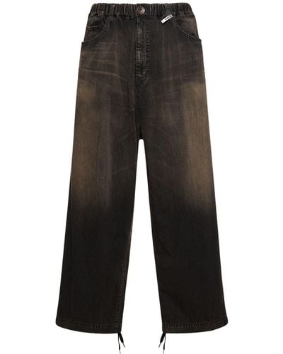 Maison Mihara Yasuhiro Leichte Jeans Aus Denim - Schwarz