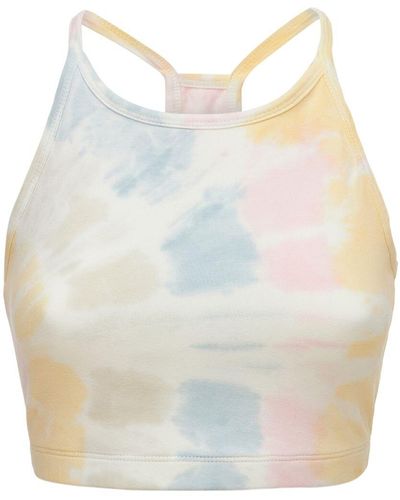 Electric and Rose Top Sportivo Quinn Wave In Cotone Stretch - Bianco