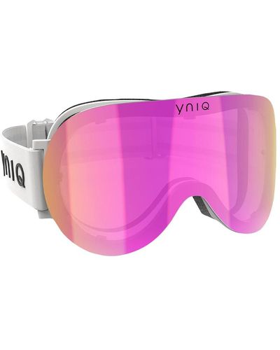 Yniq Gafas De Esquí Two Pink Orchid Lens - Blanco