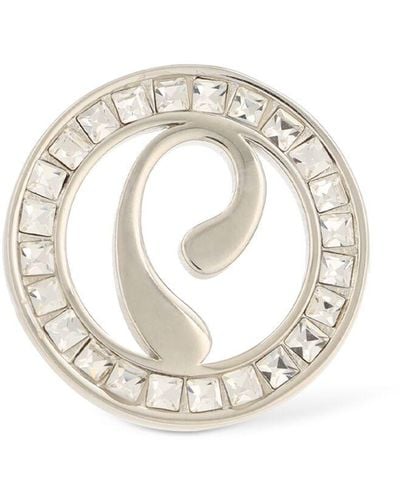 Panconesi P Crystal Stretcher Mono Earring - Metallic