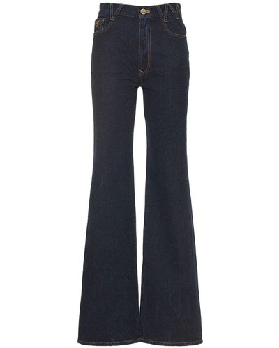 Vivienne Westwood Jeans Acampanados Con 5 Bolsillo - Azul