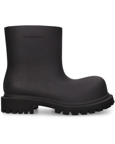 Balenciaga 55Mm Steroid Rubber Boots - Black
