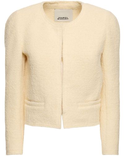 Isabel Marant Cardigan Aus Wollmischung "pully" - Natur