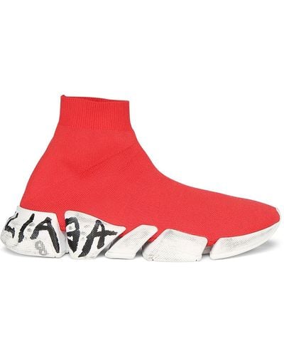 Balenciaga Speed 2.0 Lt Sneakers - Red