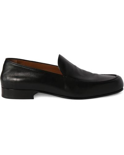 The Row 20Mm Flynn Leather Loafers - Black