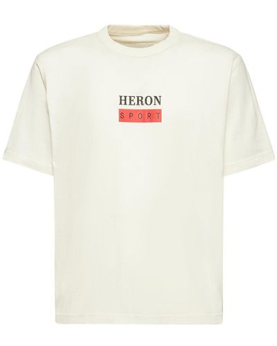 Heron Preston コットンジャージーtシャツ - ホワイト