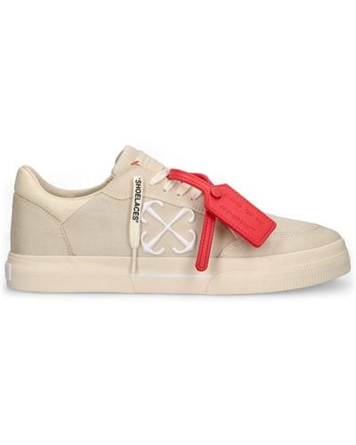 Off-White c/o Virgil Abloh New Low バルカナイズドキャンバススニーカー - ピンク